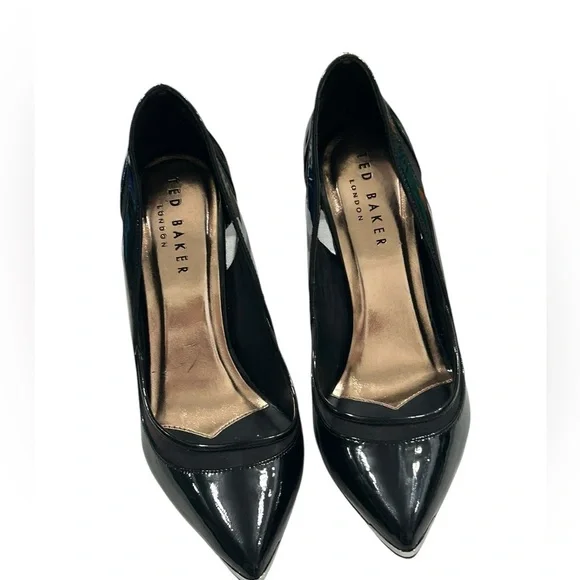 Ted Baker London Black Patent Heels - Picture 11 of 13